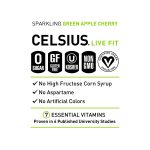 CELSIUS Peach Mango Green Tea, Functional Essential Energy Drink 12 Fl Oz (Pack of 12) - Image 4
